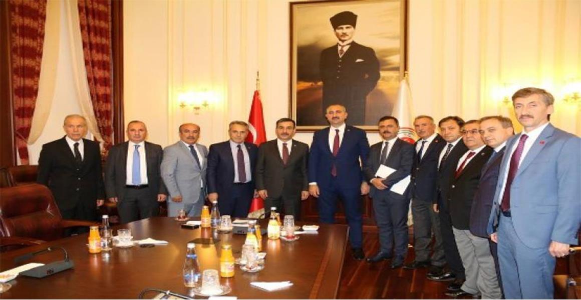 ADALET BAKANI ABDÜLHAMİT GÜL`Ü ZİYARET ETTİK.